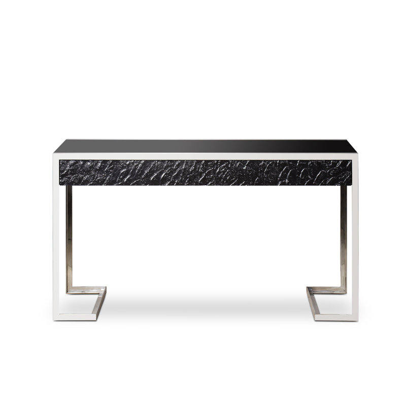 Andrew Martin Glass Writing Desk
