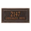 Gardengate Personalized Grande 2-Line Wall Address Plaque-344712079-344712067