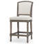 Tabouret de bar à hauteur de comptoir gris vieilli 26 po Charleston-125539922-125539925