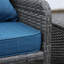 Ensemble de conversation en osier pour 2 personnes avec repose-pieds-1333832339
