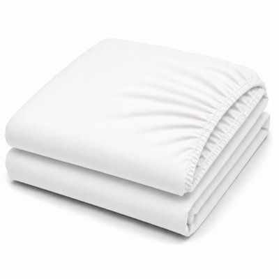MHG Living Ultra Soft Fitted Bed Sheet with Pillowcase Pair – Deep Pocket Microfibre Mattress Cover - Small Single/Single/Small Double/Double/King/Super King