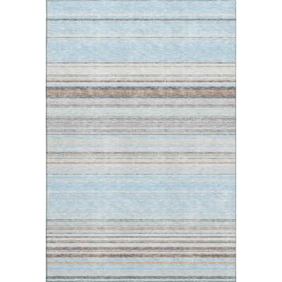 Premium Machine Washable Prisco Sky Rug