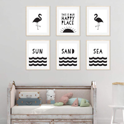 Deux 6 - Piece Paper Print