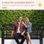 Banc en bois rustique 3 personnes Outsunny