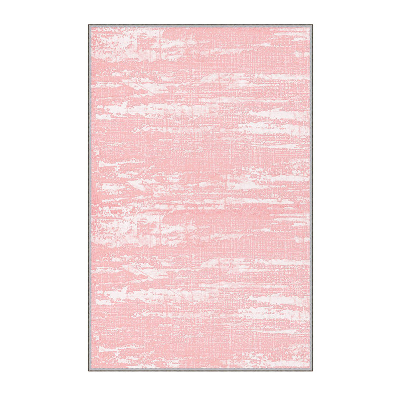 Stylish Hall Carpet, 2.6 x 6.6 Feet, 1% Polyester, .3 in Pile Height | Antibacterial, Non-Slip PVC Felt Dot Underside | 3D Digital Print, Machine Washable, Ideal for Entryway & Living Spaces