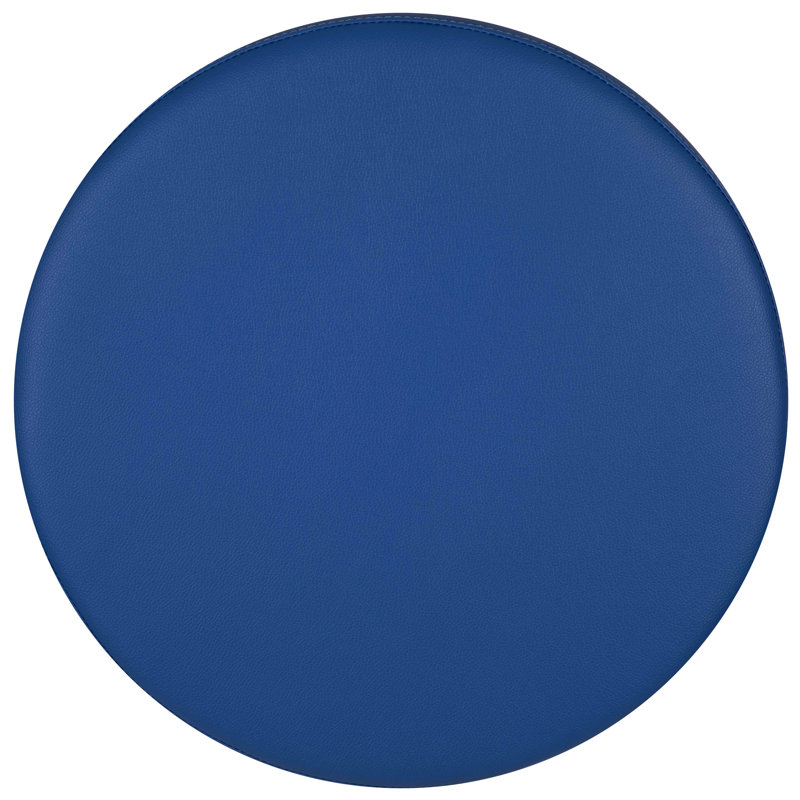 Flash Furniture Nicholas Flexible Learning Modular Soft Seating Circle Ottoman for Classrooms and Common Spaces