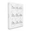 «Line Doodle Sneakers» par Kamdon Kreations, reproduction sur toile tendue-97262329