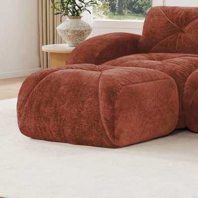Repose-pieds, siège de rechange et décoration en velours pour repose-pieds en velours