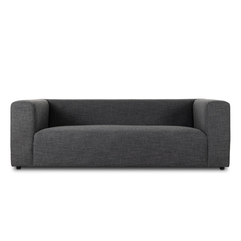 Lawndale Sofa-89"-Napa Sandstone, Saxon Charcoal