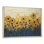 «Paint Effect On Golden Glow Sunflowers I» - art mural tournesols