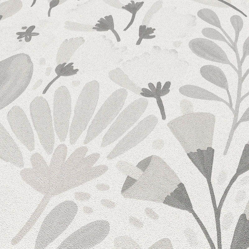 Papier peint Poetic Garden, Grey