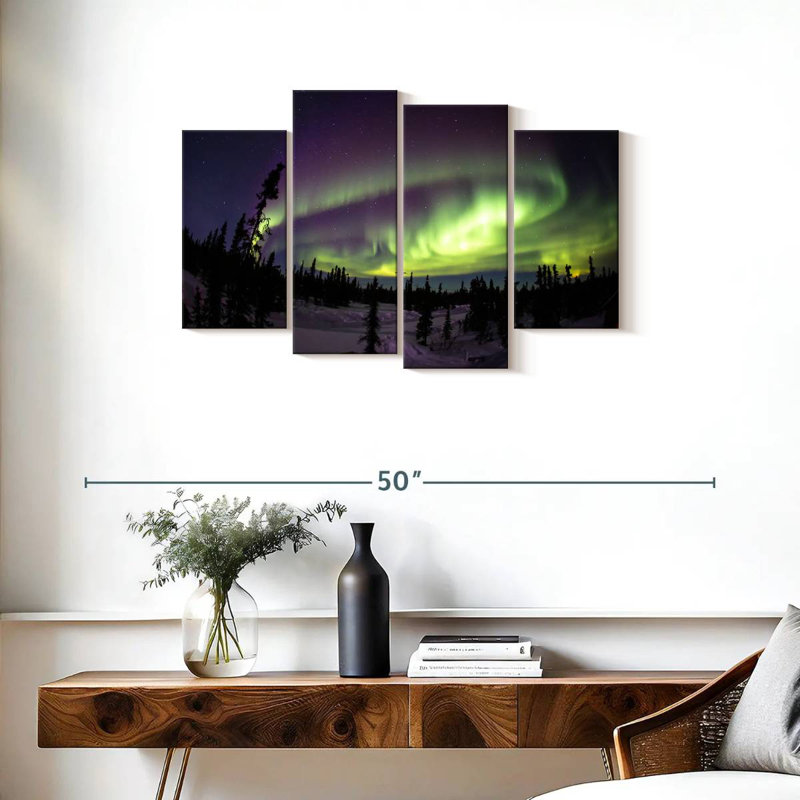 Aurore hivernale Alvord Fairbanks, H 22 po x l 36 po