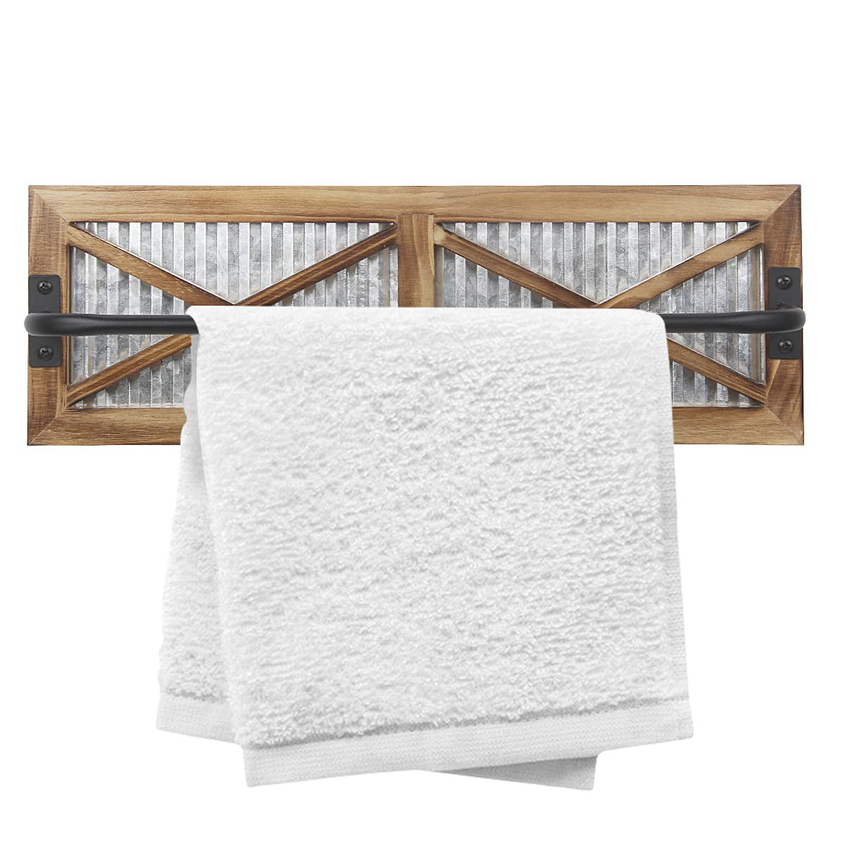 LOVE YOUR BATH LLC Rustic Bathroom Towel Rack Made Of Weathered Wood ...