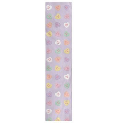 Festive Hol Candy Hearts Table Runner
