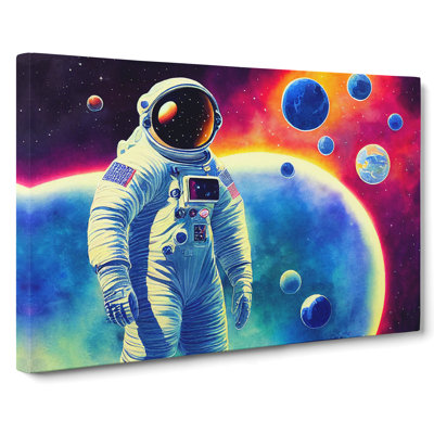 Colourful Astronaut Vol.4 - Wrapped Canvas