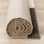 Tapis à poil long géométrique beige crème Gleice-2021401970