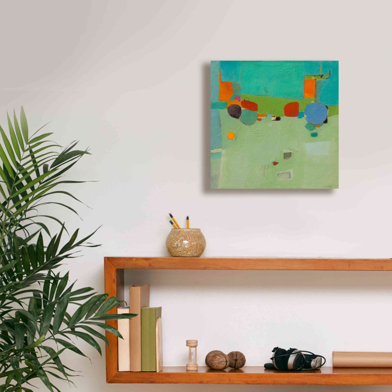 «A Skip and a Roll» par Dorothy Gaziano, estampe numérique sur toile, H 12 po x l 12 po x P 0,75 po