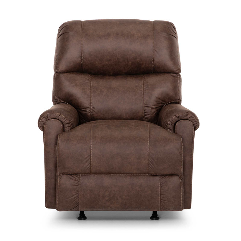 Mid-sized Fabric Recliner, Brown
