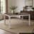 Transitional Design Rectangular 1pc Dining Table Grayish White and Brown Finish Furniture