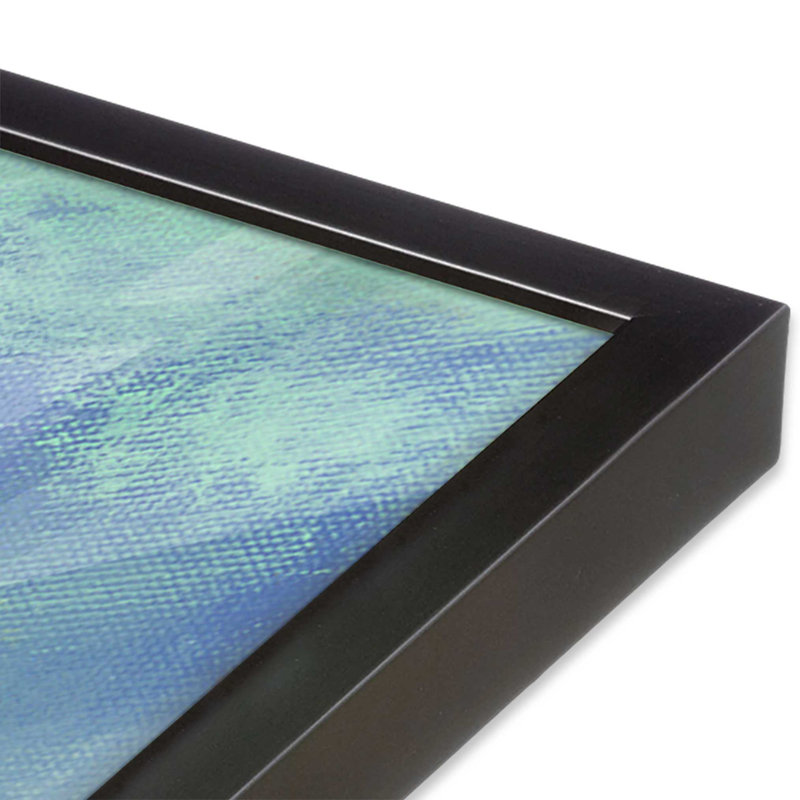 Luminescent crépuscule I, Encadrement ouvert, zinc vieilli, H 15,25 po x l 12,25 po