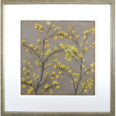 Forsythia II Print by Goldberger