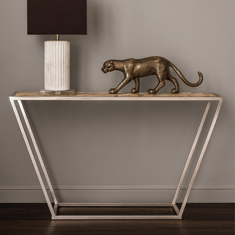 Adniel 132cm Stone Top Console Table