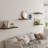  Large Floating Shelves for Wall Set of 2 Wooden Wall Shelves 24 in x 12.75 in x 2 in Room Decor Long Shelf with Invisible Wall Mount Bracket for Bedroom, Kitchen, Living Room, Walnut-676599099-676326602
