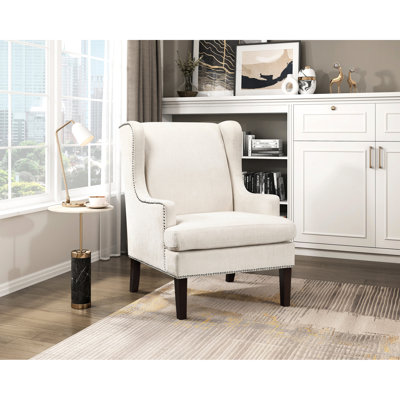 Chaise d'appoint en contreplaqué, revêtement texturé gris, chaise avec coussin en mousse et assise, profondeur du produit