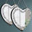 Jasiman Heart Wall Mirror