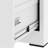 Metal 2 Drawer Lateral Filing Cabinet For Home Office, Large Storage, Quiet Glide, Foldable Key Lock White File With Lock, Cold - Rolled Material, Operation, Interlock-1756699555