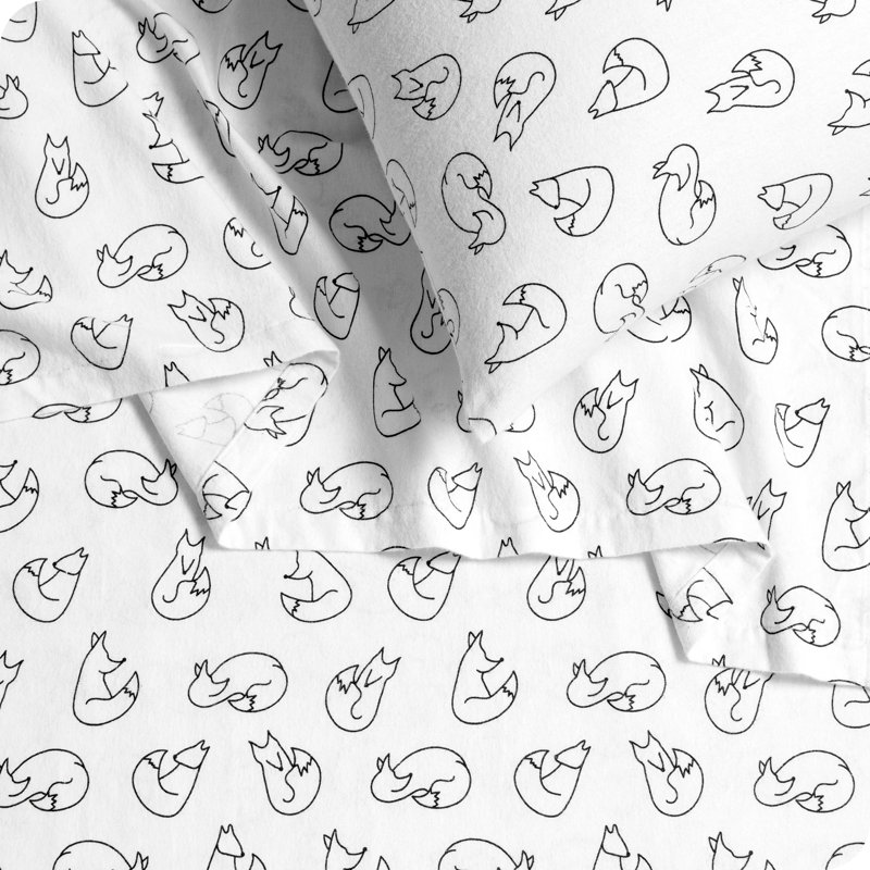 Ensemble de literie en flanelle 100 % coton, Ensemble de draps pour grand lit + un drap-housse 