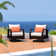 Kechia Swivel Patio Chair with Cushions