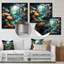 «Coral Mistic Underwater Kingdom II», art mural fantastique en métal-1052281084