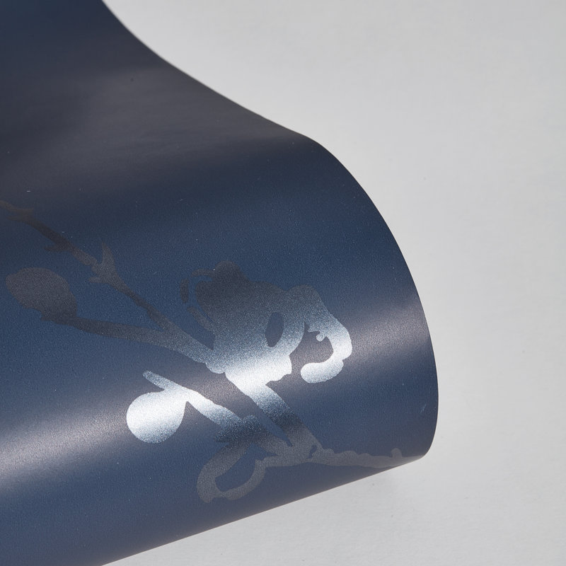 Aihnoa 27' L x 27" W Peel and Stick Wallpaper Roll, Navy