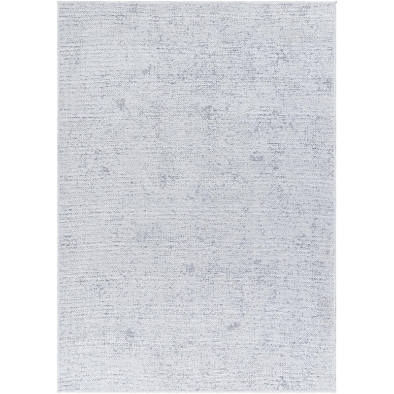 Duwa Chenille Washable Abstract Indoor Rug, Rectangle 7'10" x 10'