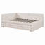 Full Size Upholstered L-Shaped Upholstered Daybed with Twin Size Pop Up Trundle and USB ports-138468680
