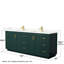 Ensemble de meuble-lavabo double autoportant 84 po avec plateau en quartz Miranda-98169319-98169321-98184376