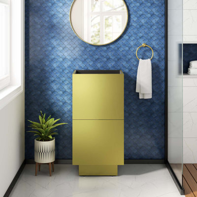 Quantum 18" W x 15" D x 33" H Single Bathroom Vanity