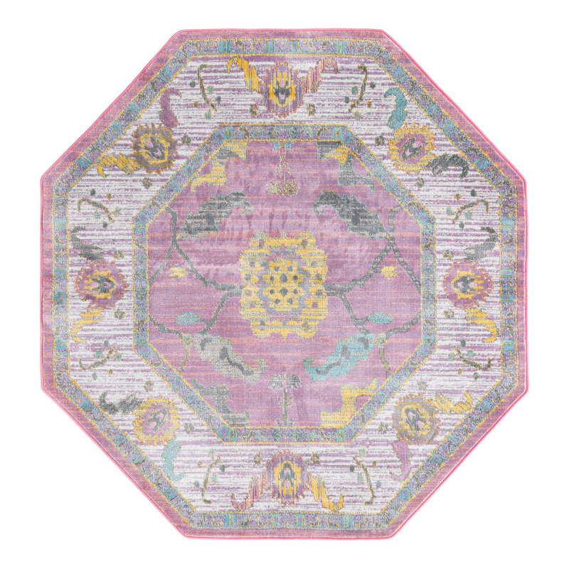 Haefner Oriental Indoor Rug, Octagon 6' x 6'