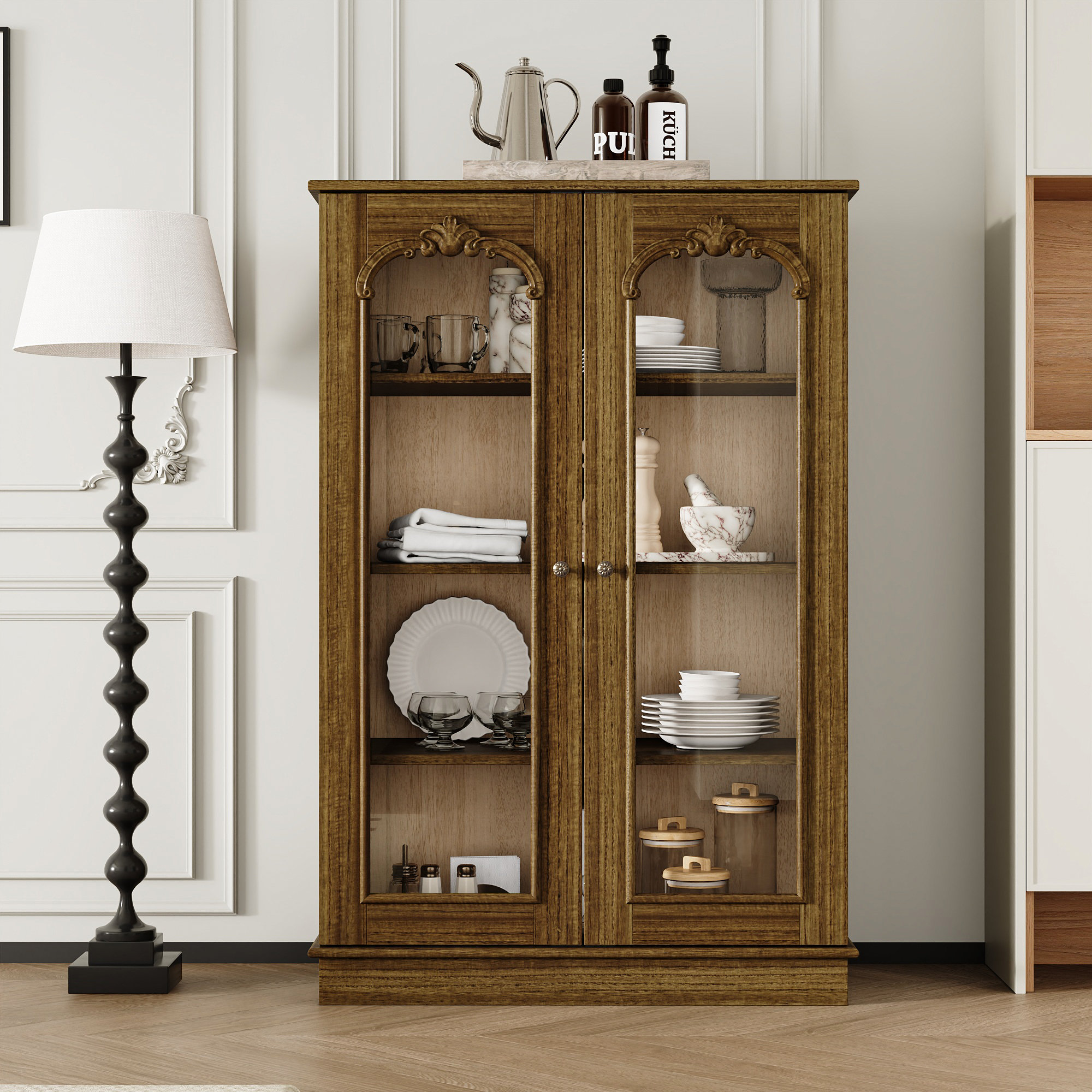 Red Barrel Studio® Vintage 2-Door Sideboard Cabinet | Wayfair
