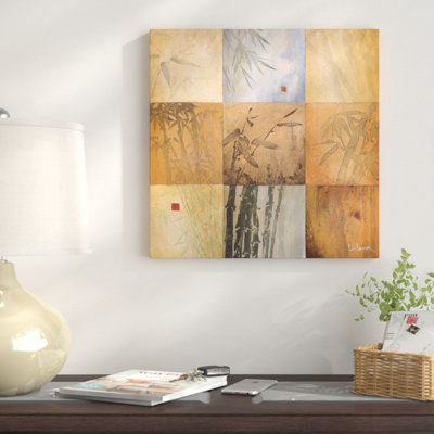 « bambou neuf patch », reproduction d’art sur toile tendue