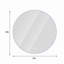 Miroir rond de salle de bain 32 po à DEL avec meuble-lavabo à fixation murale, anti-buée, 3 lumières à température de couleur réglable et à intensité variable, miroir de maquillage pour la chambre à coucher et la salle de bain, miroir intelligent pour la décoration intérieure moderne