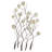 Aynsley Capiz Shell Floral White Wall Decor with Capiz Accents