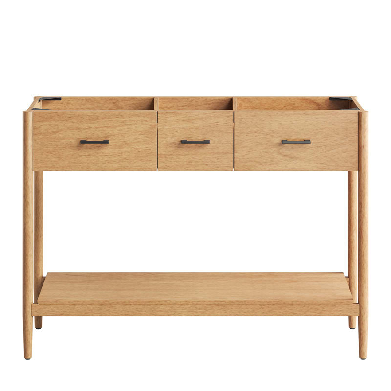 Base de meuble-lavabo double 46,5 po Modway Zaire, Naturel