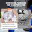 Grande boule disco en argent avec anneau suspendu-564149740