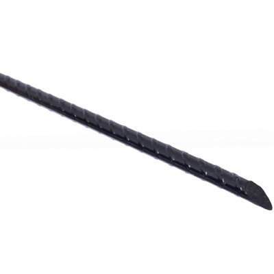 Piquet d'armature avec boucle 16Pcs Grip Rebar 3/8 x 18 pouces en acier robuste et durable avec piquets de tente avec extrémités en angle et boucles de 1 pouce pour les terrains de camping et les abris