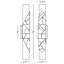 Applique murale encastrée 2 lumières Brut-43127744