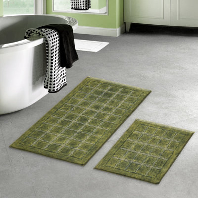 Ensemble de 2 tapis de bain Pockerley