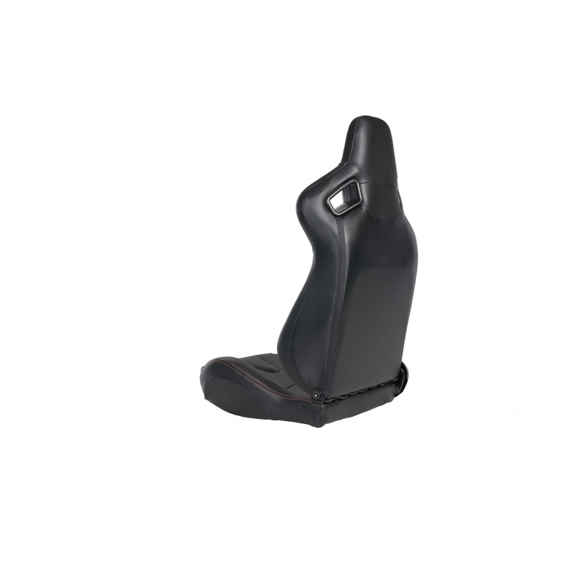 Black Vinyl Racing Seat For An Enjoyable And Exciting Driving Time A Memorable Experience