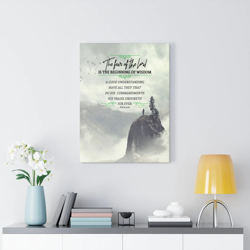 The Fear Of The Lord - Wrapped Canvas Print, 61cm H x 46cm W